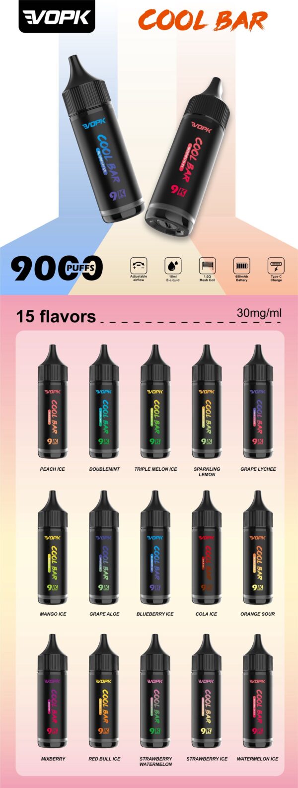 VOPK<br>9000 Puffs